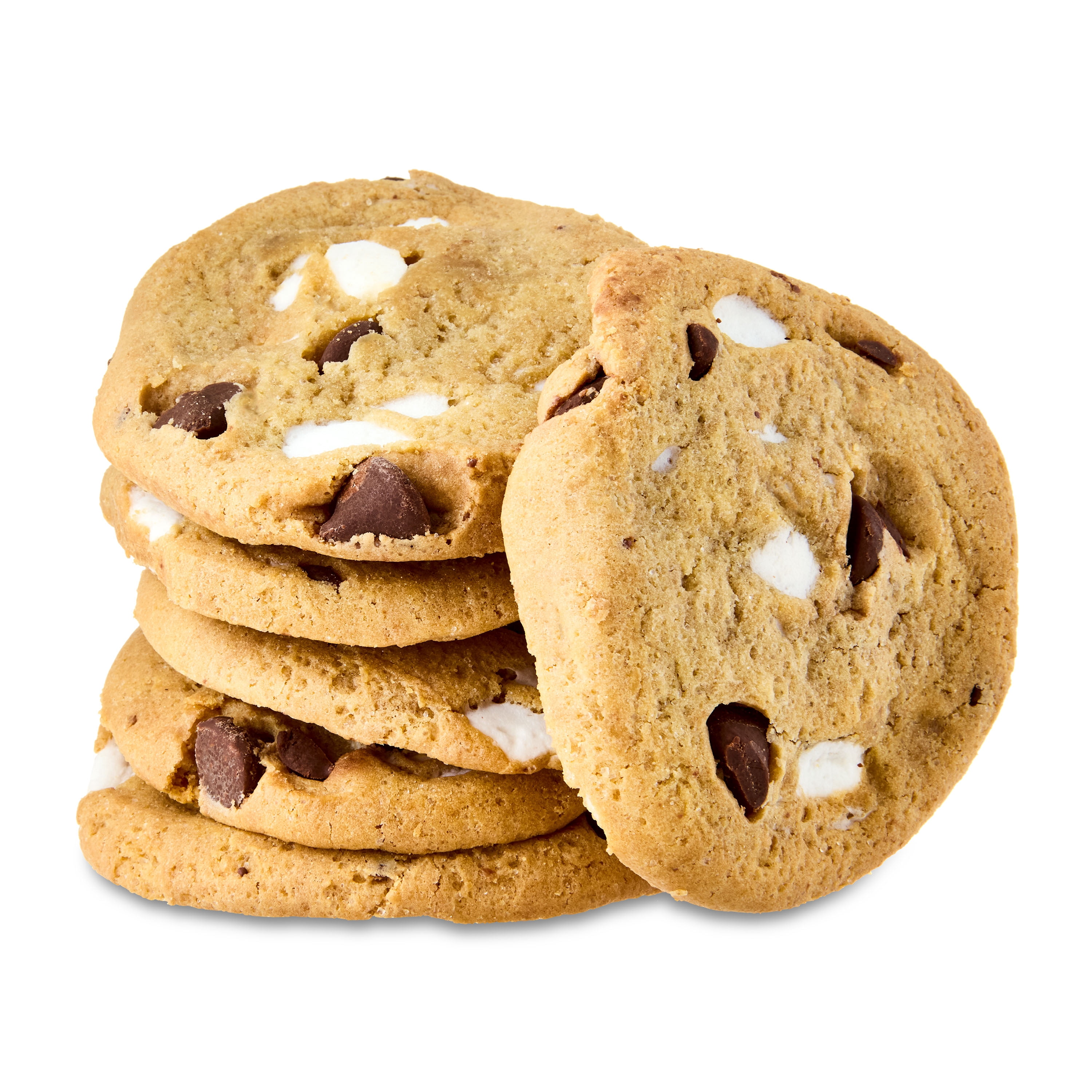 Marketside S'mores Cookies with Mini Hershey's Chocolate Kisses, 13.5 oz, 6 Count