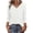 White, variant on Stichou Womens 3/4 Sleeve Tops Dressy Casual Shirts Fall Lightweight Tops Outfits Travel Vacation Spring Clothes Beige 2XL