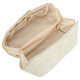 thumbnail image 2 of Bolsa de cosméticos de maquillaje de gran capacidad con patrón en relieve, divisor multifuncional, bolsa de aseo de cuero PU para viaje, 2 of 8