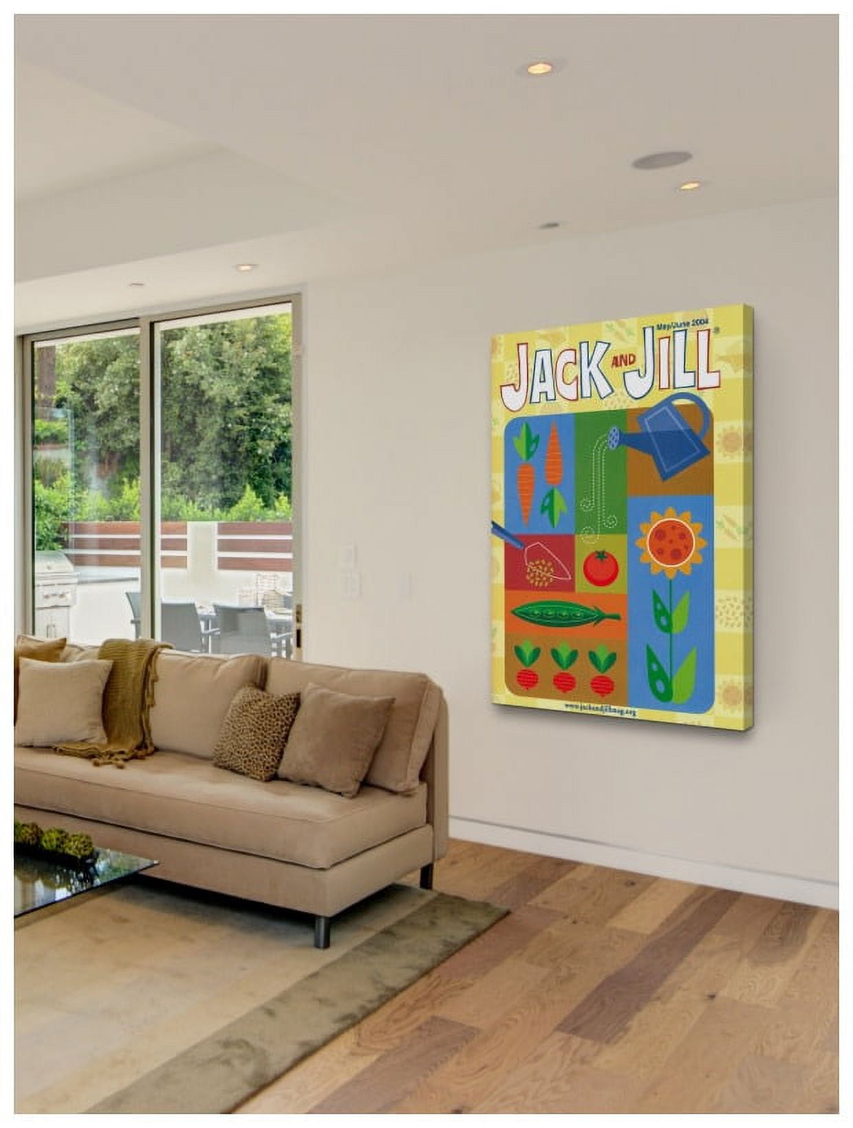 Marmont Hill "Gardening II" by Curtis Painting Print on Canvas