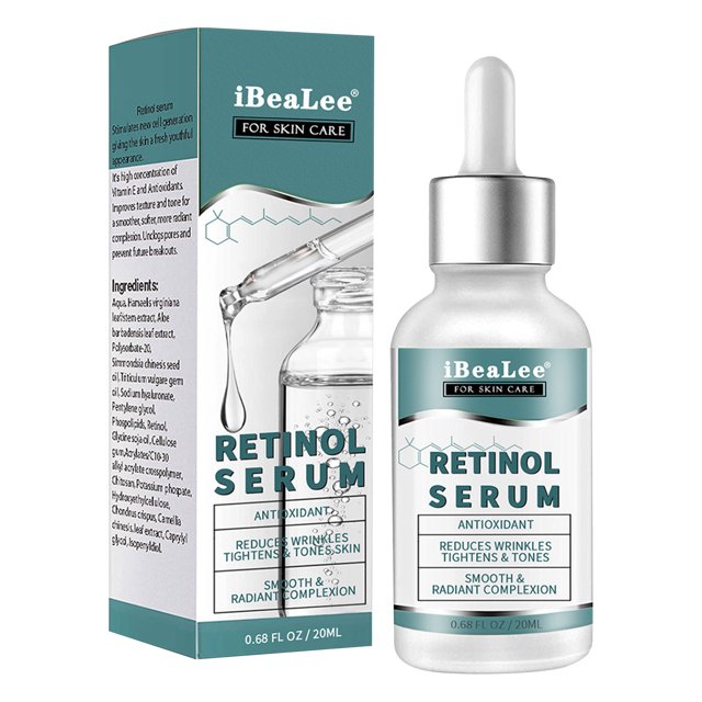 Retinol, esencia hidratante compacta que reduce los poros, botella pequeña, 20 ml.