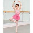 thumbnail image 4 of Lanbubble Girls Gymnastics Leotards Sleeveless Ballet Leotard for Girl Dance Outfit with Skirt Hair Scrunchie 5-9 Years, 4 of 7