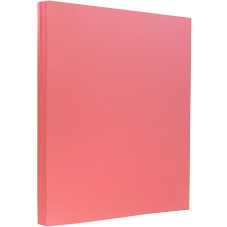 UPC: 0842497116136 | JAM Paper & Envelope Vellum Bristol Cardstock  8.5 x 11  50 per Pack  110lb Cherry