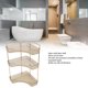 thumbnail image 3 of Organizador De Maquillaje, Organizador De Encimera De Baño Multifuncional Con Diseño De Esquina Estético De Fácil Acceso De 3 Niveles Para Cosméticos Y Cuidado De La Piel, 3 of 7