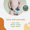 thumbnail image 3 of KaWaii Baby HD3 Pocket Cloth Diaper - Reusable with 2 Inserts, Adjustable (8-36 lbs), Daycare & Overnight Use, Witchery Trick Print, 3 of 7