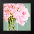thumbnail image 2 of Barnes, Victoria 20x20 Black Modern Framed Museum Art Print Titled - Popping Peonies I, 2 of 5
