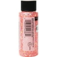 thumbnail image 5 of FolkArt Glitterific Acrylic Craft Paint, Glitter Finish, Tangerine Neon, 2 fl oz, 5 of 6