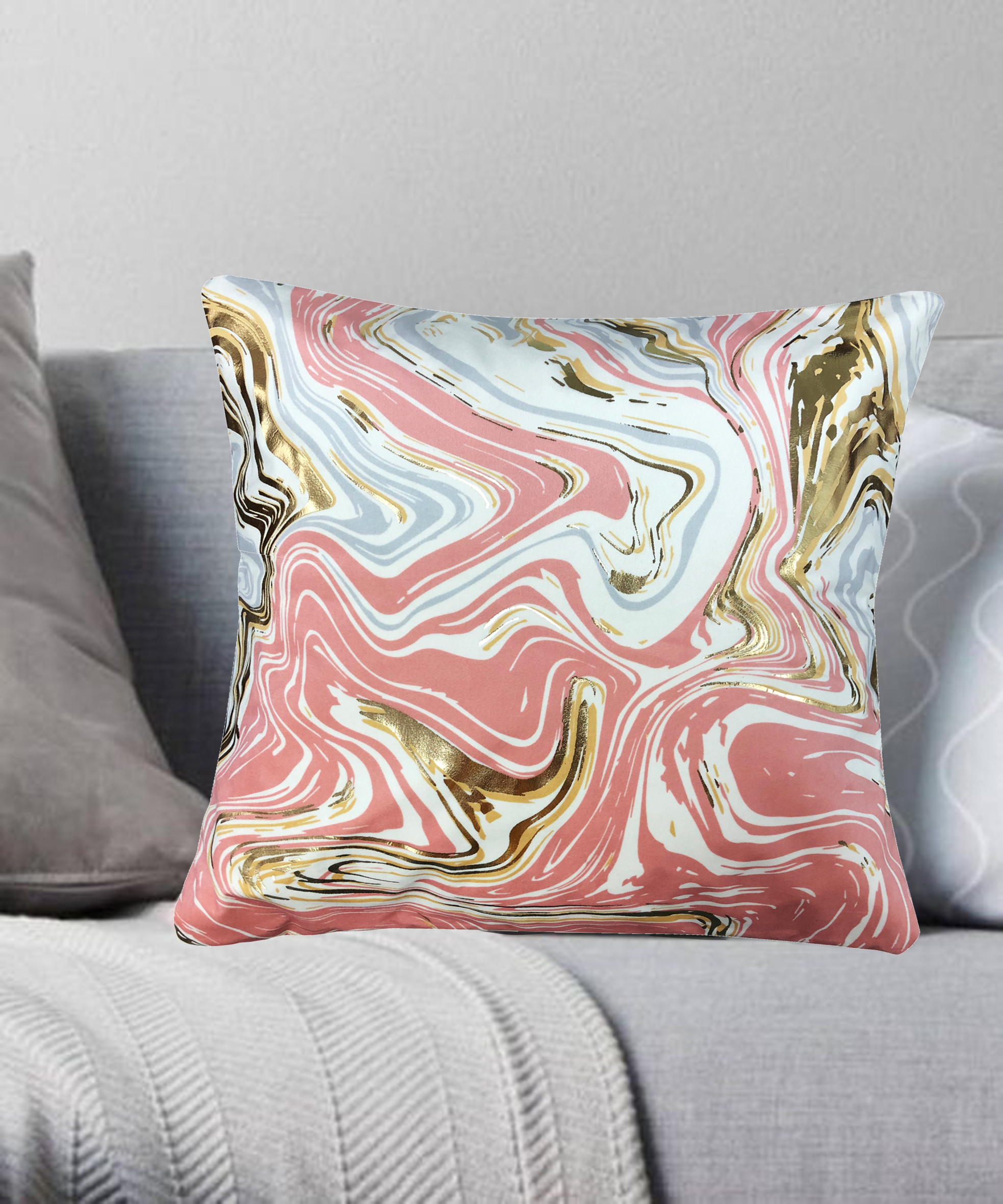 Malee Marble Pillow Teal
