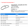 thumbnail image 2 of Timing Belt Kit - Compatible with 1983 - 1992 Ford Ranger 1984 1985 1986 1987 1988 1989 1990 1991, 2 of 2