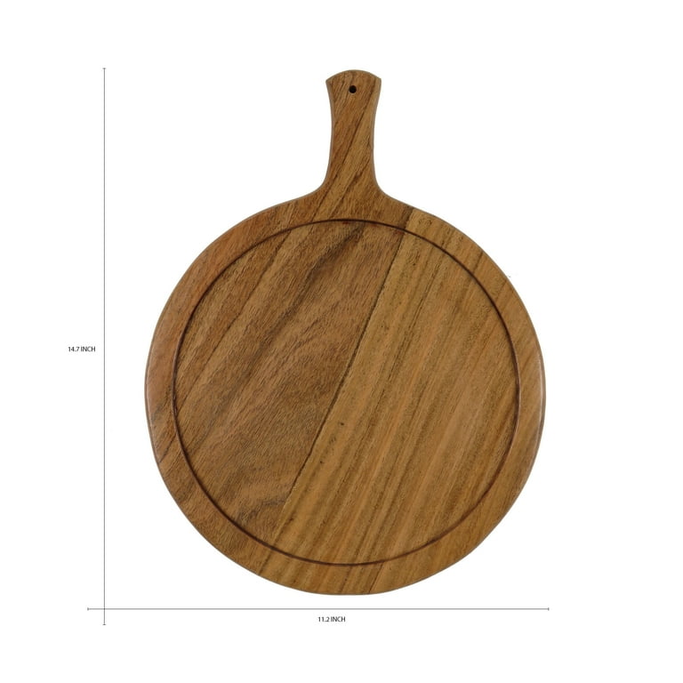 Round Cutting Board with Handle