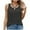 Black, variant on Uaswgudfs Women's Cotton Ribbed Tank Top - Summer Loose Fit Criss Cross Neck Sleeveless for Casual Basic Wear