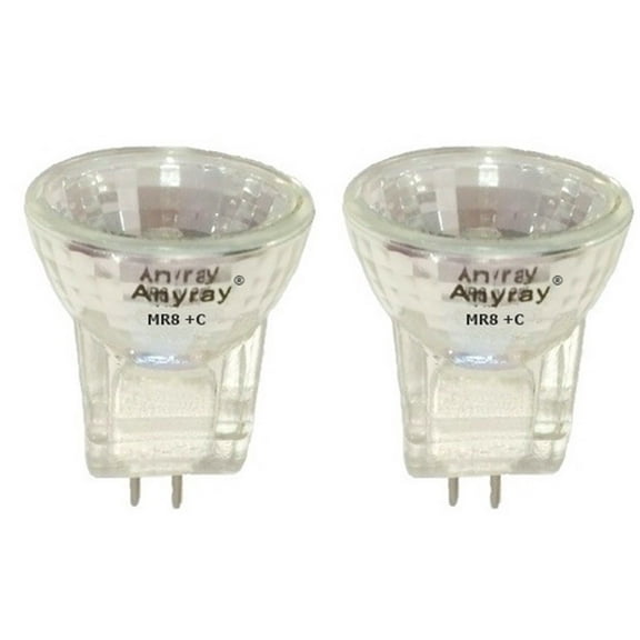(2)-Bulbs 20-Watts MR8 12V 20W Fiber Optic Light Bulb 12-Volts