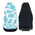 thumbnail image 6 of XYZCANDO 2 pcs Car Accessories for Car Interior Car Front Seat Cover Set Breathable Durable, SUV Van Sedan Car Seat Covers, Cow Print, 6 of 10