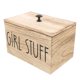 thumbnail image 3 of GOOHOCHY Organizador de toallas sanitarias de madera rústica con tapa, caja de almacenamiento de productos femeninos, organizador de accesorios de baño, soporte para toallas de algodón para baño, 3 of 8
