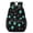 Alien Head and, variant on Alien Head and UFO Deep Black Pattern 17" School Backpacks for Teens,Waterproof Oxford Fabric,S-Shape Padded Straps for School,Travel,Hiking,Camping