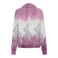 thumbnail image 4 of Sweats à Capuche Mode pour Femmes 2023, Sweatshirts Décontractés Sans Capuche, Manches Longues Imprimées, Demi-Zip, Col à Capuche, 50 % de Réduction, Costumes Halloween/noël, 4 of 4