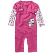 Child of Mine by Carter's - Newborn Girls' Bear Jumpsuit