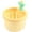 Yellow, variant on Spencer 2pcs Cactus Kitchen Sink Drain Strainer, Press Automatic Dumping Basket, Multi-functional Home Use Sink Draining Basket Filter Net
