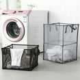 thumbnail image 6 of Mesh Laundry Baskets, 13 Inch Collapsible Laundry Cloth Baskets with Handles, Dirty Cloth Basket, Easy to Open, Portable Bag for Laundry Storage, Kids Toy, College Dorm or Travel, 6 of 7