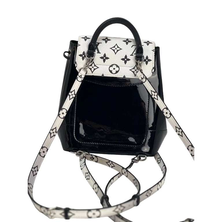 LOUIS VUITTON Hot Springs Backpack White Monogram and Patent Leather Louis Vuitton Hot Springs Monogram Vernis Leather Bag main image 4
