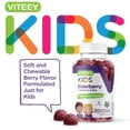 thumbnail image 5 of VITEEY Kids Elderberry Gummies with Vitamin C & Zinc, Immune Support, Berry Flavor, 120 Ct, 5 of 7