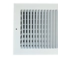 thumbnail image 4 of 10"x 8" (Duct Opening Size) 1-Way Stamped Face Steel Ceiling/sidewall Air Supply Register - Vent Cover - Actual Outside Dimension 11.75" X 9.75", 4 of 6