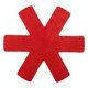 thumbnail image 1 of Protectores de ollas y sartenes Uxcell para apilar, paquete de 3, protectores de sartenes de fieltro de 260 mm, rojo, 1 of 6