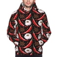 thumbnail image 4 of Hoodies for Men - Red Hot Chili 1 Long Sleeve Comfrt Men'S Fashion Hoodies & Sweatshirts, Sweatshirts for Men Hoodies Pullover Clothing Clothes with Pouch, 4 of 7