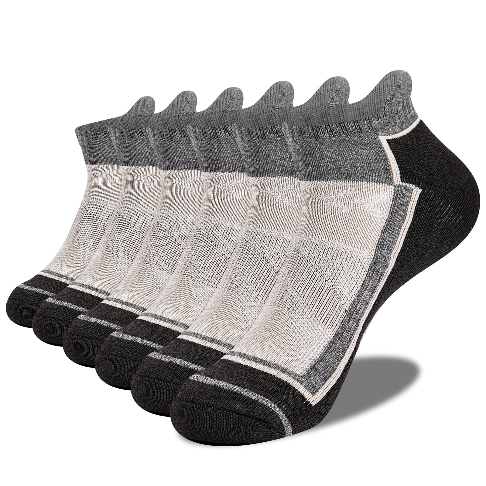 Clearance Socks COOPLUS Mens Low Cut Socks Men Ankle Socks 6 Pairs