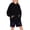 Black, variant on Teen Girls Cotton Hoodie Plain Soft Pullover Sweatshirts with Pockets Kids Fall Warm Casual Hooded Tops Clothes