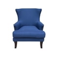 Incadozo MidCentury Modern Wingback Accent Chair in Blue