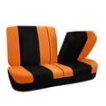 thumbnail image 4 of FH Group Light & Breezy Car Seat Covers - 2 Headrests Covers with Steering/Belt Pad Cover - Full Set Orange, 4 of 6