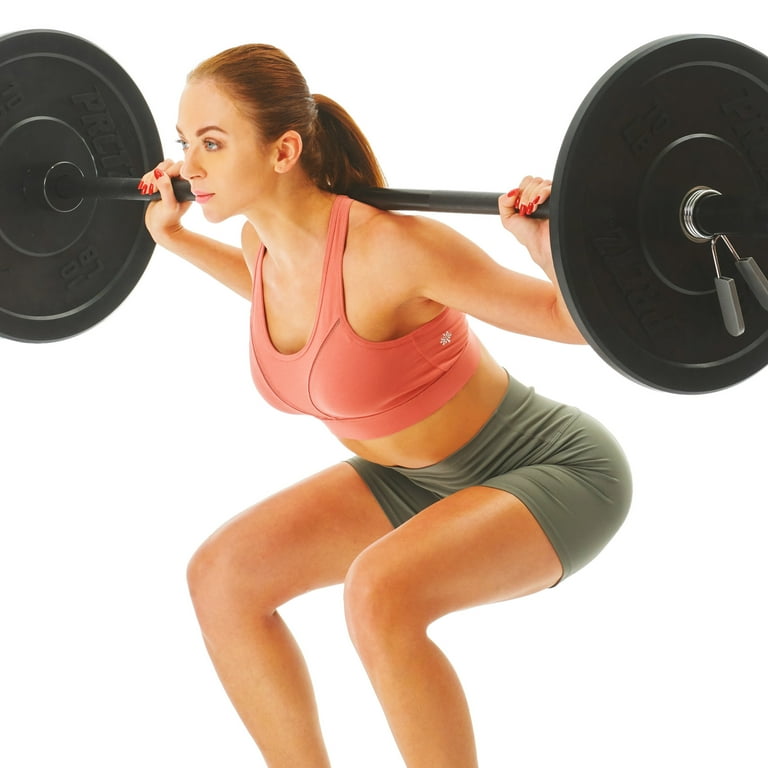 PRCTZ 2 Inch Olympic Barbell Weightlifting Bar 7ft 700 Pound Capacity Walmart