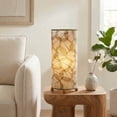thumbnail image 4 of Eangee Home Design Banyan Table Lamp, Shade Made Of Alibangbang Leaves, 7x7x17 Inches, 4 of 6