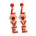 thumbnail image 3 of Pendientes Del Día De San Valentín Pendientes Colgantes Pendientes Colgantes De Joyería Creativa Rojo, 3 of 8