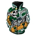 thumbnail image 1 of Sudadera con capucha y cremallera para hombre, estilo Harajuku, informal, de manga larga y gran tamaño, unisex, primavera, 2024, 1 of 6