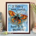 thumbnail image 4 of Cuadros Decorativos 5D DIY Diamante Pintura Mariposa Palabras Full Square Drill Mosaico (20x30cm) DQrwqpou Nuevos Originales, 4 of 5
