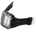 thumbnail image 1 of Men Rectangle Digital Sports Watch, Stainless Steel Waterproof Multi Functional Black Men Rectangle Digital Display Watch  for Daily Life, 1 of 7