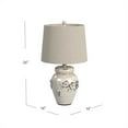 thumbnail image 4 of Bassett Mirror Eleanore Ceramic Table Lamp in Crackled Ivory, 4 of 4