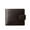 Dark brown, variant on men's wallet genuine leather 2-fold top layer cowhide multi-card slot wallet wallet