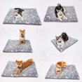 thumbnail image 5 of Camas para perros Almohadilla para jaula para perros, cama para jaula para perros ultra suave, lavable y antideslizante, almohadilla para perrera para perros, acogedora colchoneta para dormir con, 5 of 5
