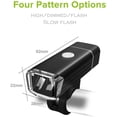 thumbnail image 2 of Bike Light,LED Bicycle USB Rechargeable Waterproof Headlight + Taillight Set Head Front Light Back Rear Lamp, 2 of 8