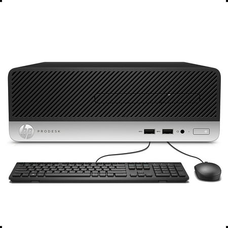 HP ProDesk 400 G4 SFF High Performance Business Desktop Computer, Intel Core i3-6100 3.7GHz, 8G DDR4, 1T, DVD, WiFi, BT, 4K Support, DP, VGA, Windows 10 Pro 64 Bit English/Spanish/French Used Grade A