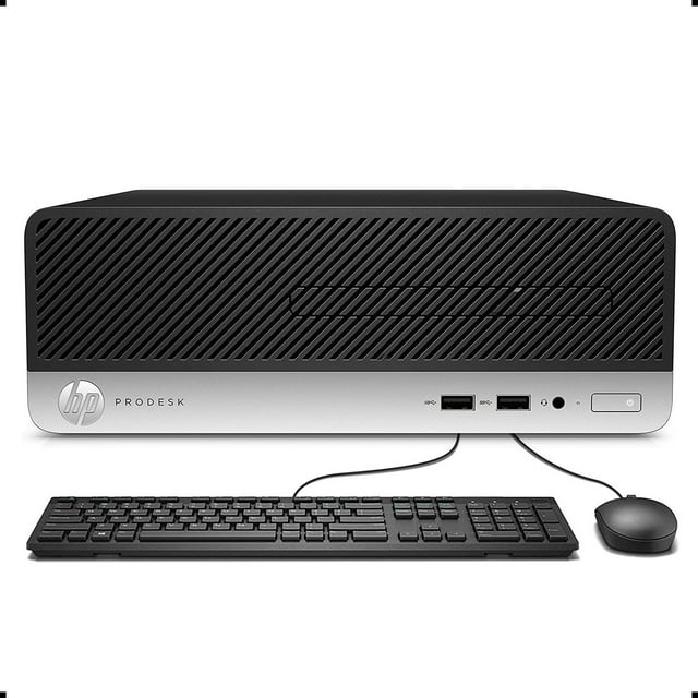 HP ProDesk 400 G4 SFF High Performance Desktop Computer, Intel Quad Core i5-6500 up to 3.6GHz, 16G DDR4, 256G SSD, DVD, WiFi, BT, 4K Support, DP, VGA, Win 10 Pro 64 English/Spanish/French(Renewed)