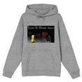 thumbnail image 1 of It Chapter 2 You'll Float Too Long Sleeve Gray Heather Women's Hooded Sweatshirt-Large, 1 of 3