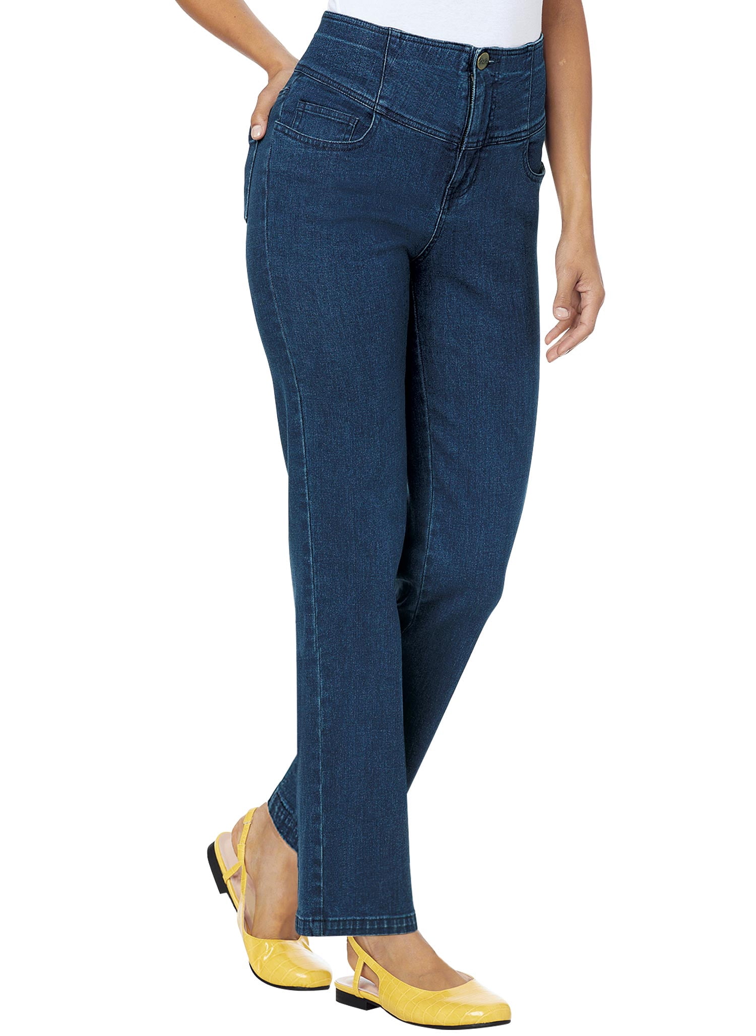 Classic Indigo Denim Capri, Sizes 