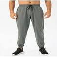 thumbnail image 1 of LYMAYTER Men's Athletic Pants Relaxed Fit Quick-Drying Waterproof Zipper Workout Jogging pants, 1 of 10