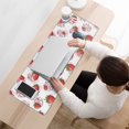 thumbnail image 3 of Long Mouse Pads for Desk,White Cow Strawberry Pattern Desk Mats on Top Of Desks, Desk Mouse Pad Extra Large with 3mm Non-Slip Base and Stitched Edge for Gaming,Office,Work,Home 31.5"x11.8", 3 of 6