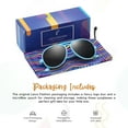 thumbnail image 4 of Toddler Baby Infant Polarized Aviator Sunglasses for Boys Girls Kids Age 0-4 Shatterproof UV400, 4 of 6