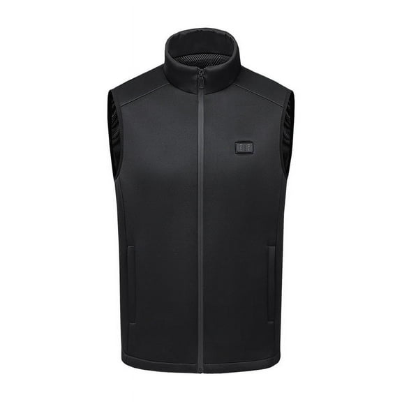 Intelligent Constant Temperature Nine-zone Heating Waistcoat Men's Vest Warm Seven-zone USB Heating Solid Color Horse Clip 5XL